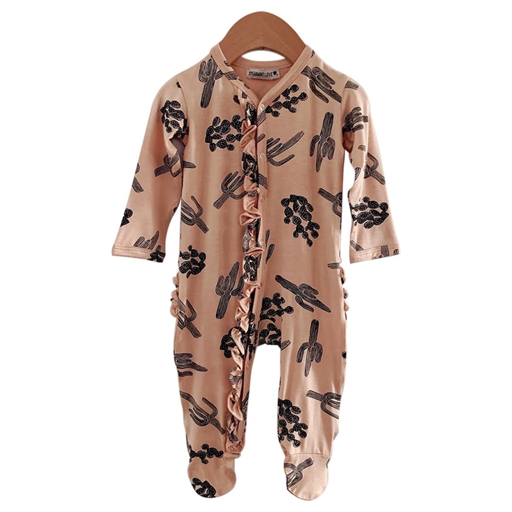 Spearmint baby 0-3 month footies